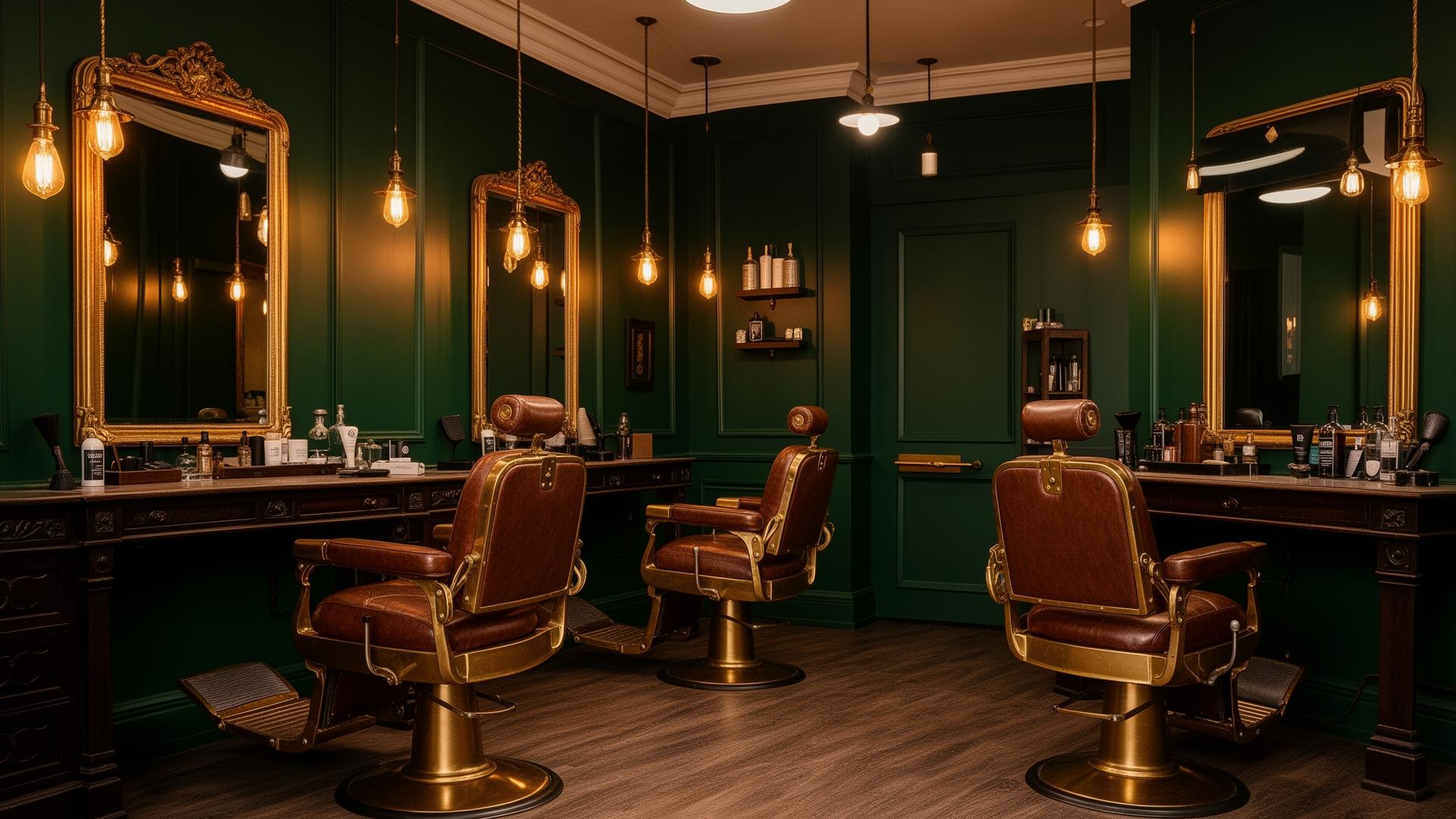 Shep St Barbershop interior